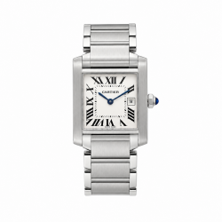 Cartier Tank Midsize W51011Q3 Stainless Steel Watch